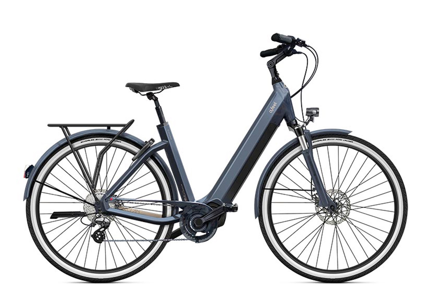 vélo électrique O2feel iSwan City Boost 6.1 L Gris 540 Wh