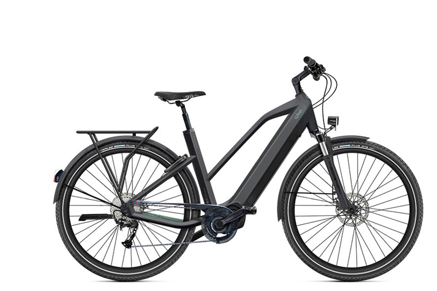 Vélo électrique O2feel iSwan Adventure Boost 6.1 432 W/h S noir