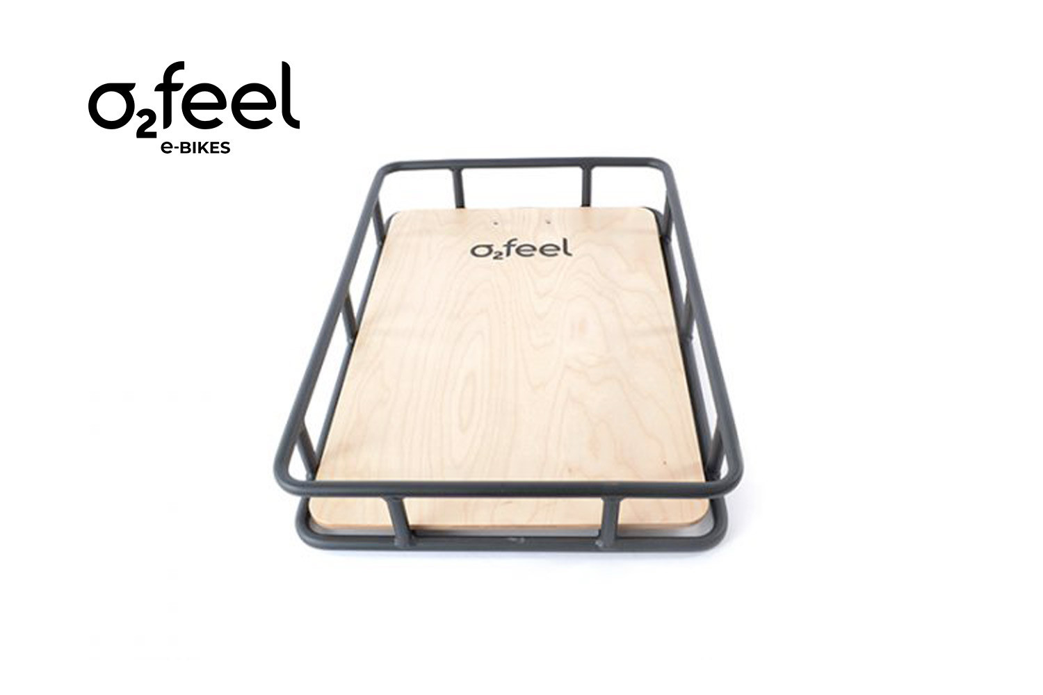 Maxi Platform O2feel, la plateforme en bois pour tout transporter sur votre vélo électrique.