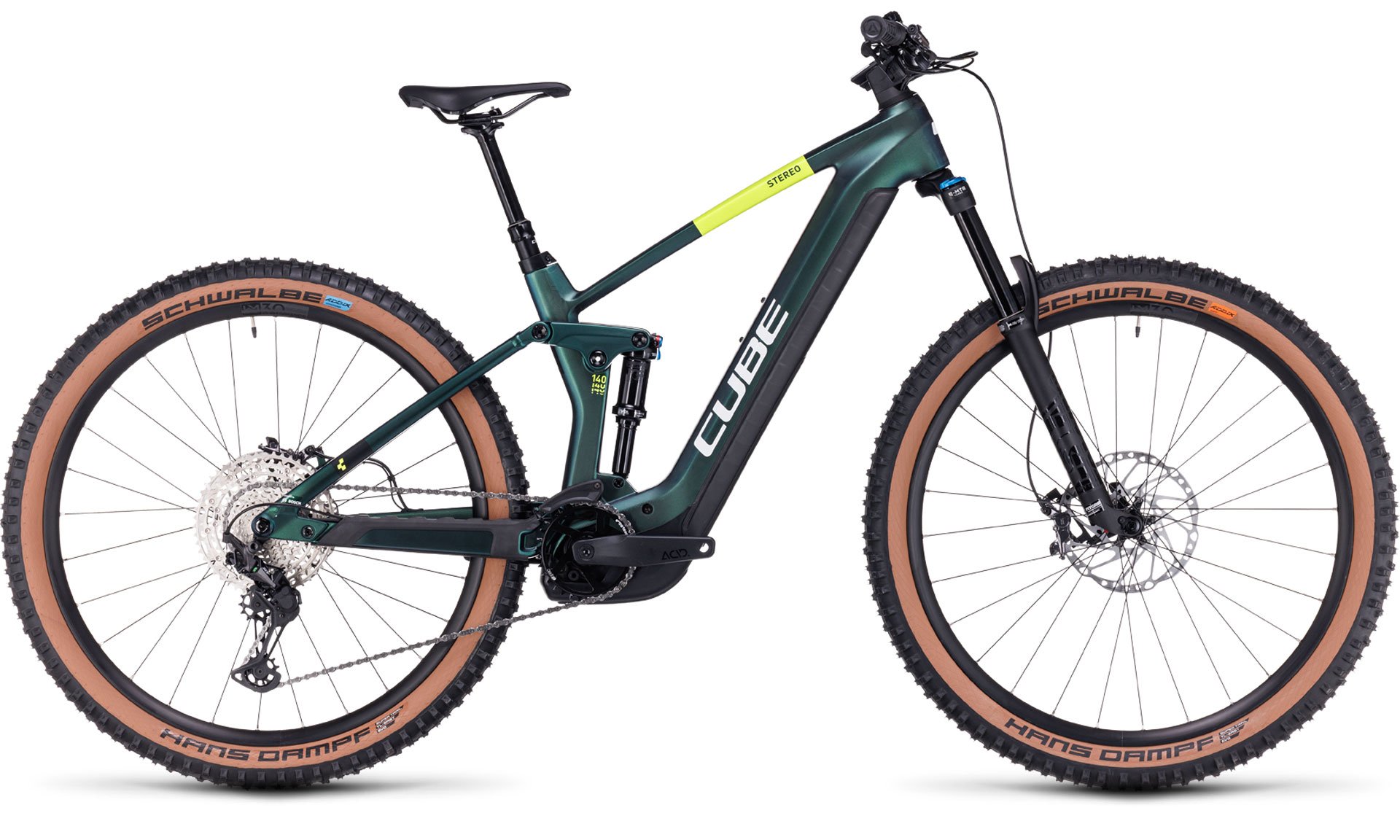découvrez le vtt électrique cube stereo hybrid 140 hpc, alliant puissance et performance pour des aventures tout-terrain inoubliables. profitez d'une suspension optimale et d'une assistance électrique efficace pour explorer tous les sentiers avec confort et contrôle.