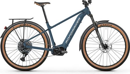 découvrez le vtt électrique mondraker prime 29 bleu, alliant performance, design moderne et technologie avancée pour des aventures tout-terrain inoubliables.