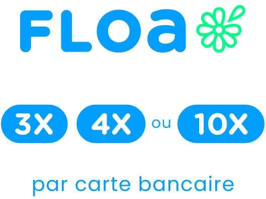 Paiement en 3X - 4X ou 10X par carte bancaire avec notre partenaire FLOA.